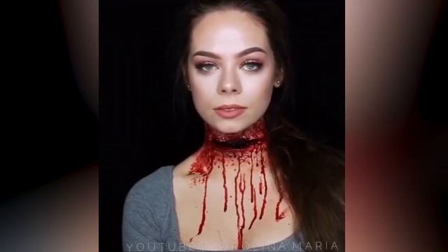 Топ-15 Страшных макияжа для Хэллоуина. смотреть онлайн