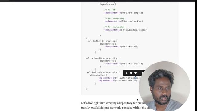 ENGLISH: Compose Multiplatform with Ktor, Koin, Moko, Voyager integration tutorial|100% Kotin смотреть онлайн