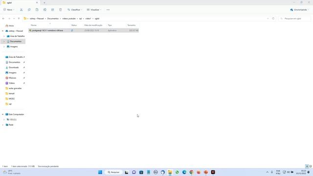 SQL 1 - INSTALAÇÃO POSTGRESQL смотреть онлайн