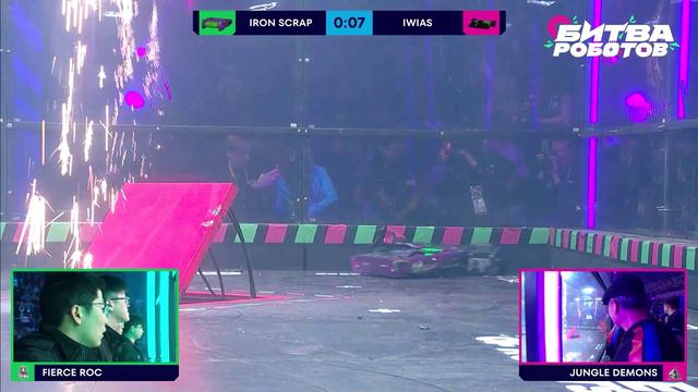 Все поединки китайской команды Fierce Roc в прошлом сезоне Чемпионата | Битва роботов смотреть онлайн