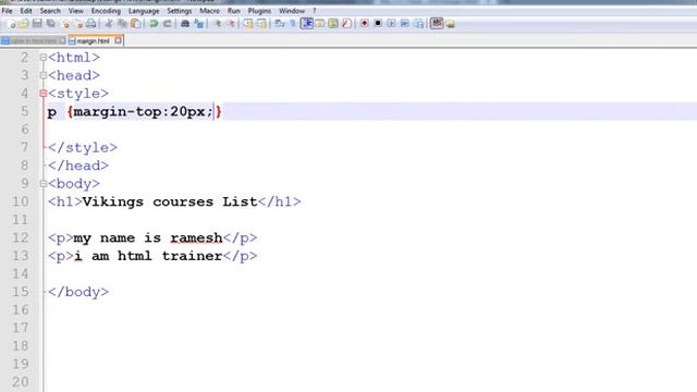 Margin Property in CSS -- Telugu 25-vlr training смотреть онлайн
