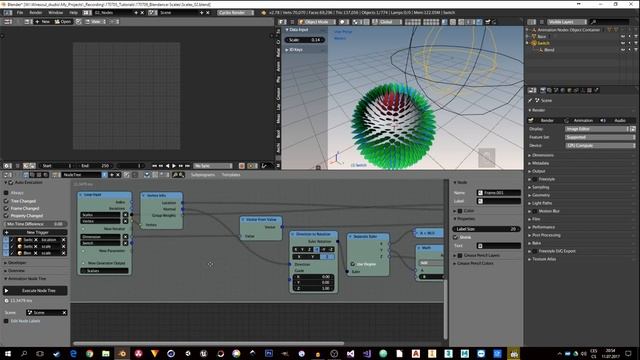 [010] Blender Tutorial - Scales Transform [Animation Nodes] смотреть онлайн