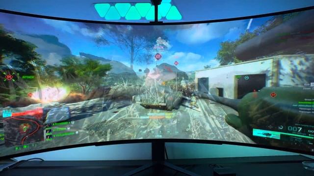 Battlefield 2042 is so IMMERSIVE on a monitor like this... PC Gameplay with Nanoleaf 4D смотреть онлайн