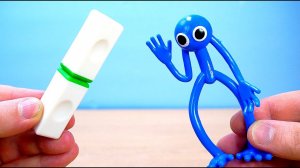 Фигурки Rainbow Friends Радужные Друзья и Брик тик магниты антистресс