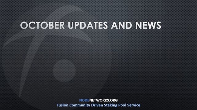 Node Networks FSN Pool - October Staking Report смотреть онлайн