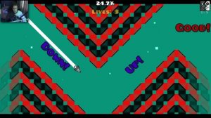 Каждая ПОПЫТКА УСЛОЖНЯЕТ уровень | Geometry Dash