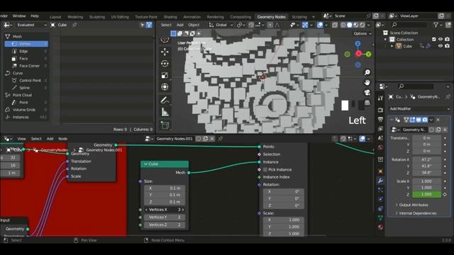 Geometry Nodes in Blender for Absolute Beginners | Blender 3.3 Tutorial смотреть онлайн