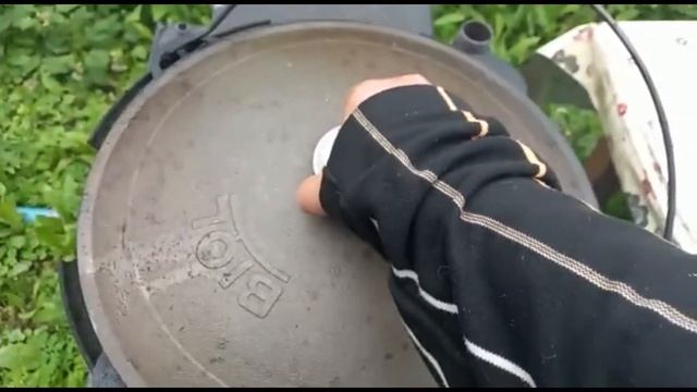 VLOG  СУП В КАЗАНЕ  С КУРИЦЕЙ И ЛАПШОЙ