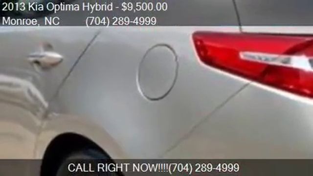 2013 Kia Optima Hybrid LX 4dr Sedan for sale in Monroe, NC 2 смотреть онлайн