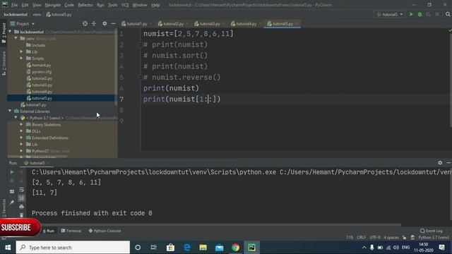 Tutorial #6- Python lists and list function, python lesson for beginners in hindi смотреть онлайн