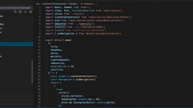 TuClick Project Code Structure With Reusable Components and Prevent from Rerendering - React-Native смотреть онлайн