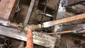 [МТ-12] Рулевое управление и офисное кресло на минитрактор