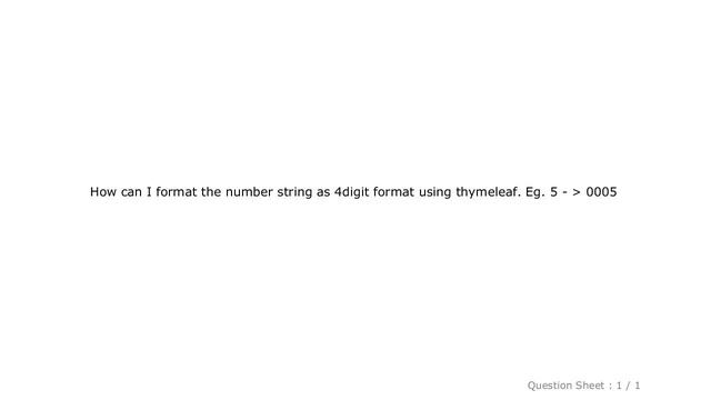 HTML : How to format the number string in HTML with thymeleaf смотреть онлайн