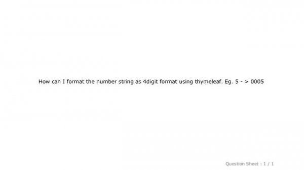 HTML : How to format the number string in HTML with thymeleaf