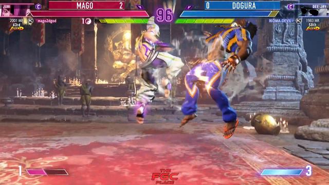 SF6 🔥 Dogura (Dee Jay) vs Mago (Juri) 🔥 Street Fighter 6 смотреть онлайн