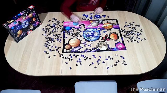 Educa puzzle 1000 - Sistema Solar - You are Here (Timelapse) смотреть онлайн