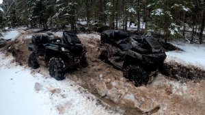 Весенняя покатушка на квадроциклах CF MOTO X8