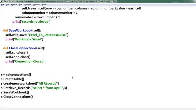 Python: Excel To SQL Connection 5 смотреть онлайн