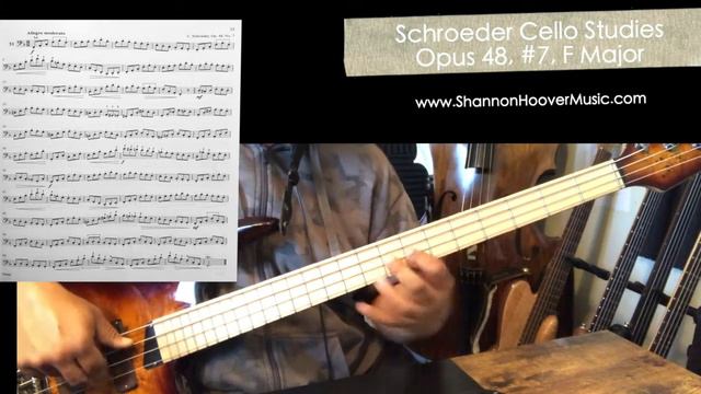 Shannon Hoover: Schroeder Cello Studies #31, Electric bass смотреть онлайн