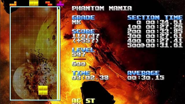 Phantom Mania Cleared! Orange-Line MasterM (Invisible Tetris) смотреть онлайн