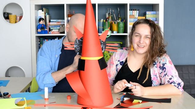 кошка - бумажная школа Игоры и Ноташи