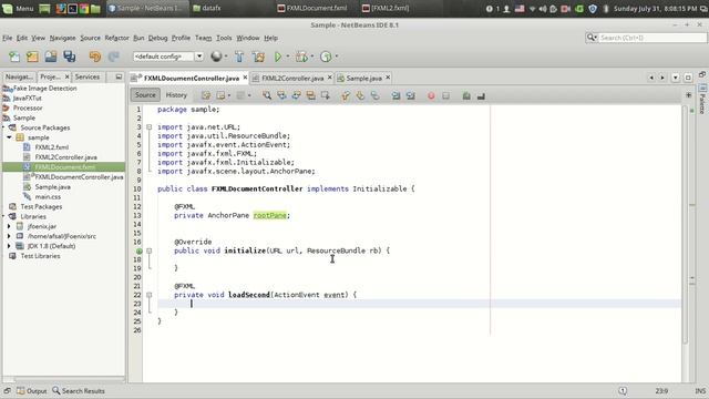 JavaFX : Loading New FXML in the Same Scene / WIndow смотреть онлайн