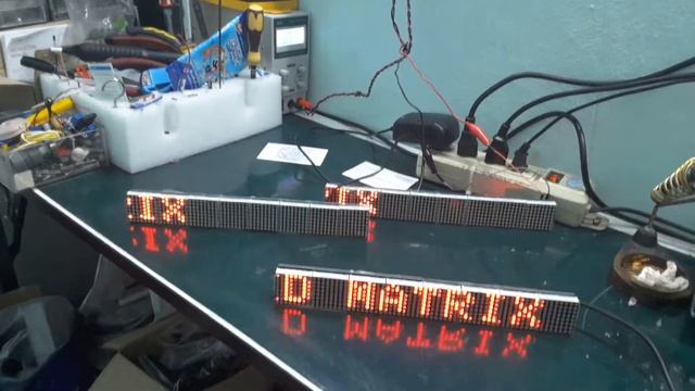 ESP8266 LED Matrix from json api смотреть онлайн