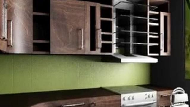 дизайн кухни с фасадами под дерево смотреть онлайн