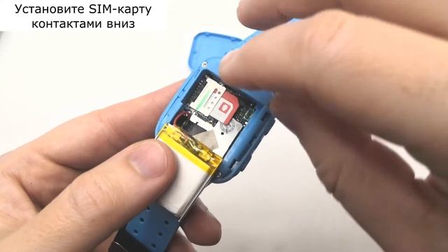 Установка SIM-карты в смарт-часы Dowear w19 смотреть онлайн