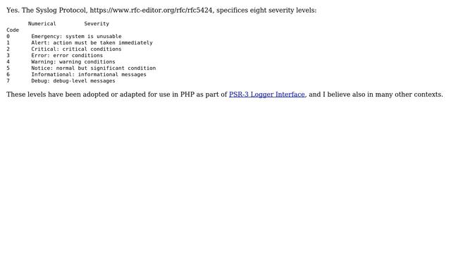Software Engineering: Are there any standards on log severity levels? (2 Solutions!!) смотреть онлайн