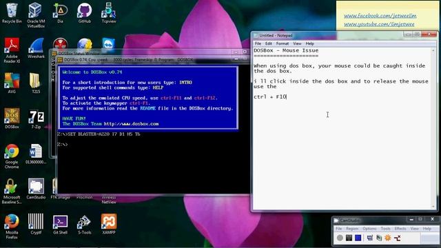 DosBox - Mouse Issue - CTRL + F10 or Window Key смотреть онлайн