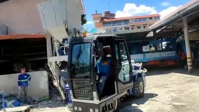 Филиппины: бетономешалка с самозагрузкой 1.8 кубов смотреть онлайн