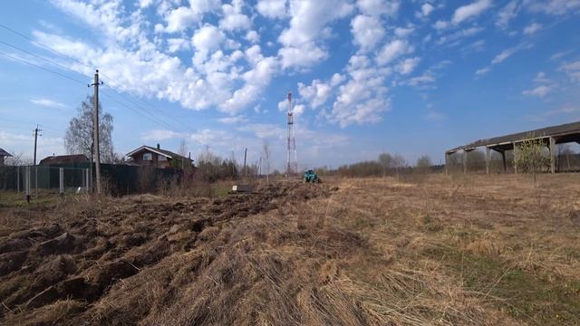 Противопожарная опашка. Т40. Плуг. Пашня. ПЛН. смотреть онлайн