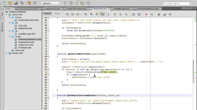 Email Verification Feature. Video 5. Swift + PHP + MySQL смотреть онлайн