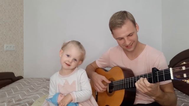 Такого пения в 2 года я еще не слышал! | 7я | Песня Колыбельная Марии (гитара - Дегтярев Алексей)