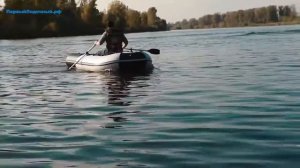 РИВЬЕРА 3200 СК  Испытания на воде ПВХ лодки  Обзор от ПервыйЛодочный рф