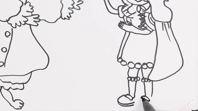 Красная Шапочка и Серый Волк | Рисование и Раскраски смотреть онлайн