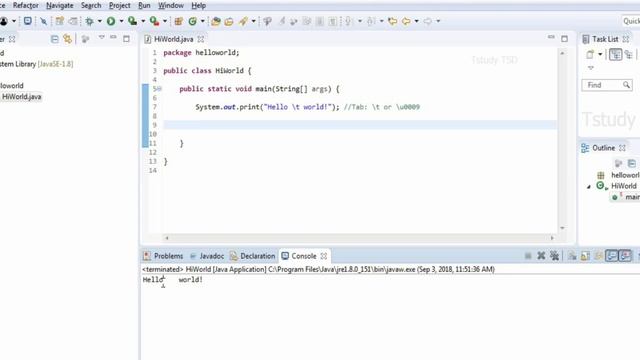 Hello World - A First Application- A Simple Java Program смотреть онлайн