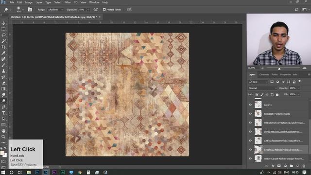 How To Make Textural Design in Photoshop For Textile Digital Print Designing - Part 2 | HINDI смотреть онлайн