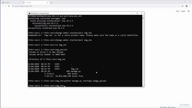 Image Upload - Django - 2 - Create Project - Runserver смотреть онлайн