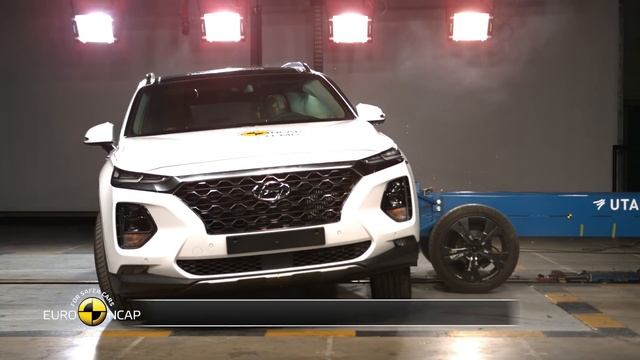 Euro NCAP Crash Test of Hyundai Santa Fe 2018 смотреть онлайн
