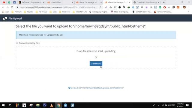 BeTheme Installation with database and user in cPanel Part 01 смотреть онлайн