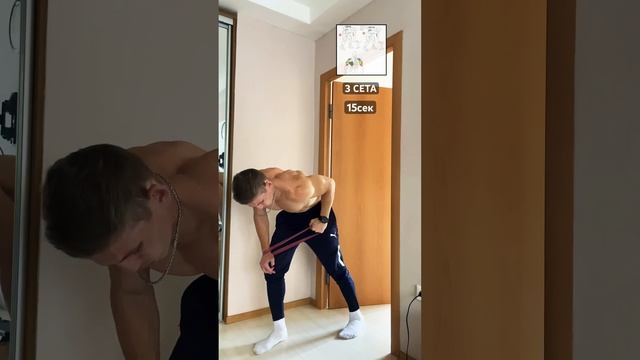 МОЩНЫЙ ТРИЦЕПС В ДОМАШНИХ УСЛОВИЯХ⚡️ #фитнес #тренировка #трицепс #зож #fitness