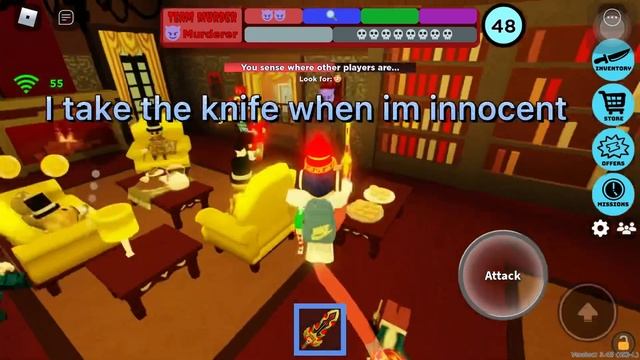 Murder wins! (Roblox Murder party) смотреть онлайн