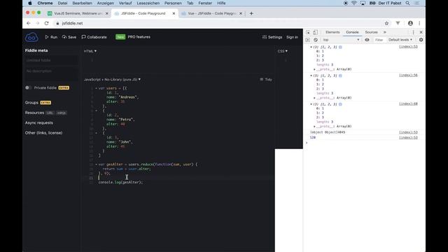 Javascript Tutorial [#01] - .filter(), .map() & .reduce() смотреть онлайн