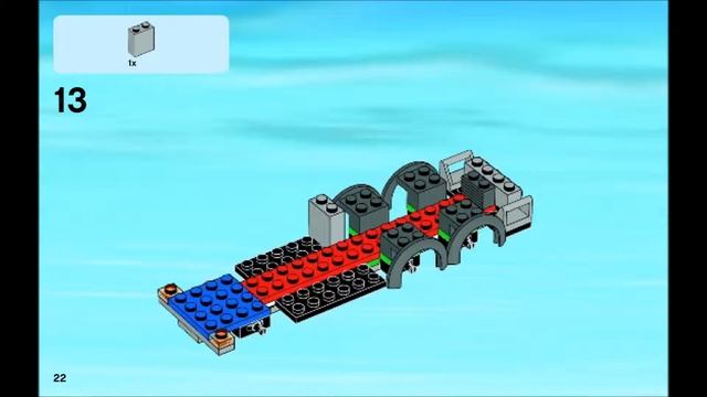 LEGO City 60016 Бензовоз / LEGO City 60016 Tanker смотреть онлайн