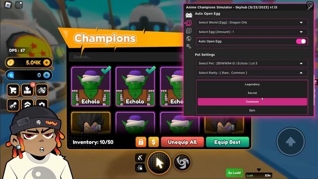 [?NOVO] Anime Champions Simulator Script / Hack | AUTO TOWER + RAID + AUTO FARM *PASTEBIN 2023* смотреть онлайн