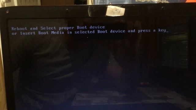 Что делать? Reboot and Select proper Boot device! смотреть онлайн