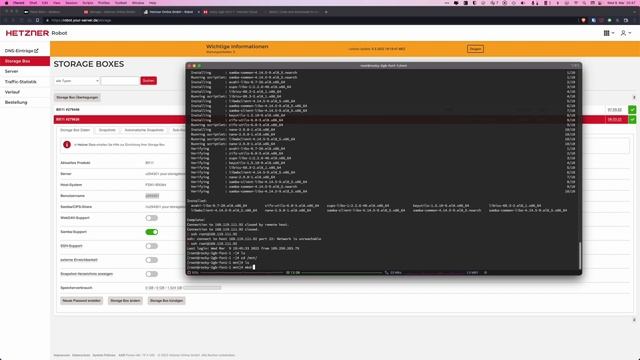 Hetzner StorageBox via S3 bereitstellen смотреть онлайн