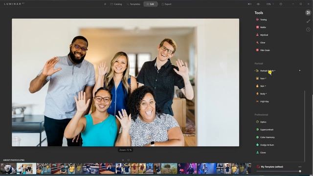 Luminar AI | Does Bokeh AI Work With A Group Photo? смотреть онлайн